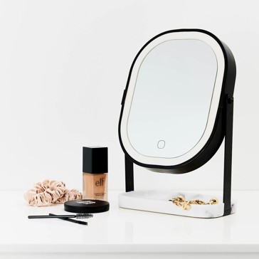 Oblong Marble Look Mirror - Anko