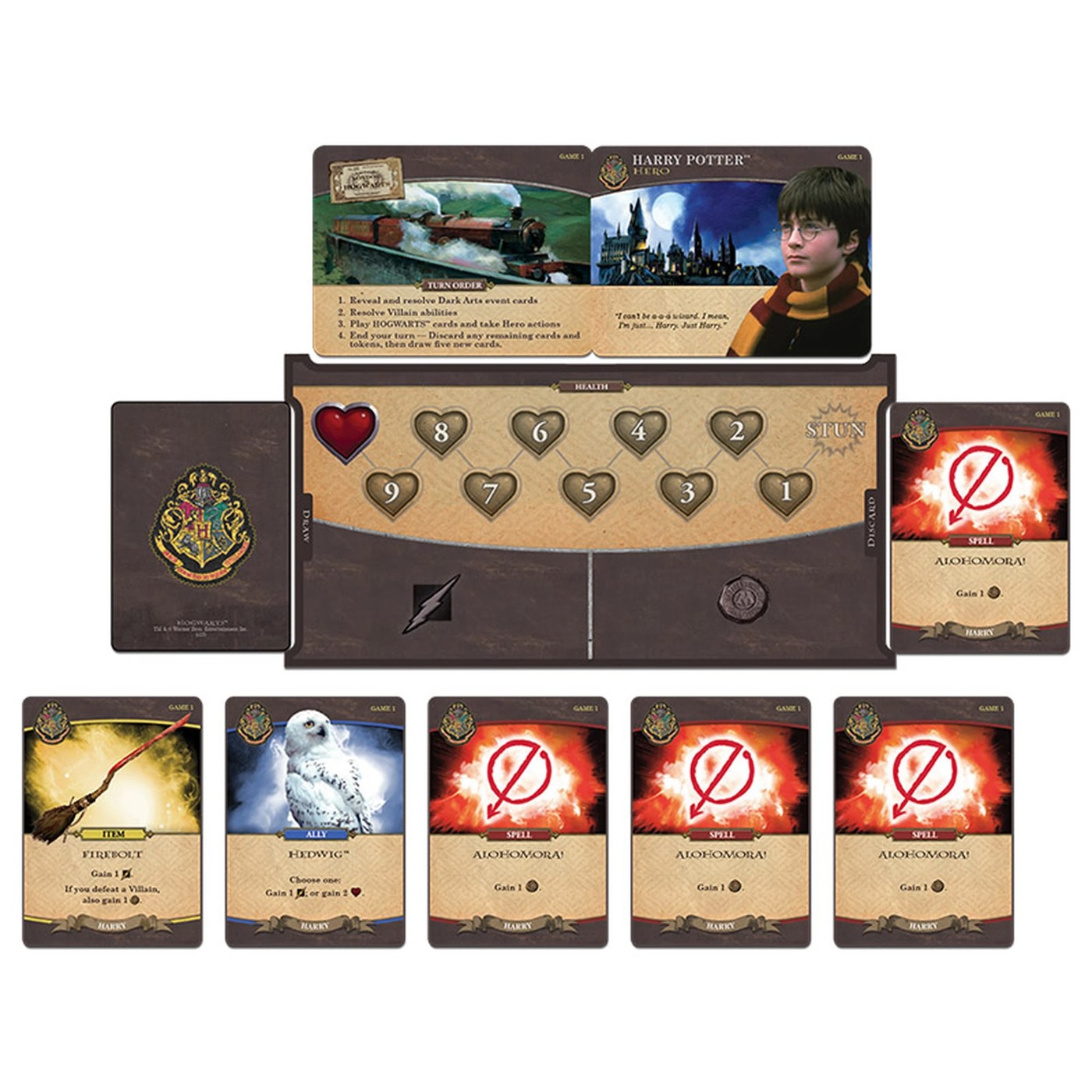 Harry Potter Hogwart Battle: A Cooperative Deck-Building Game 4 of 5
