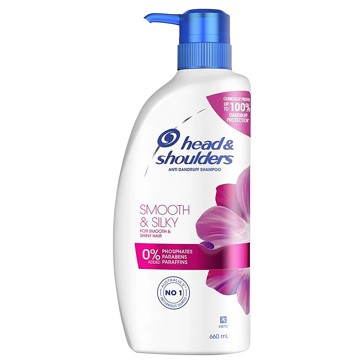 Head & Shoulders Smooth and Silky Anti-Dandruff Shampoo 660ml