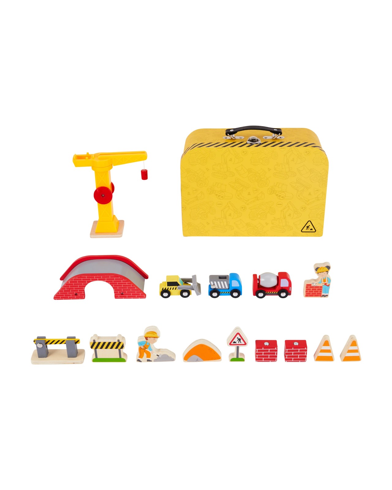 Anko 16 Piece Wooden Suitcase Constructions Set 5 of 6