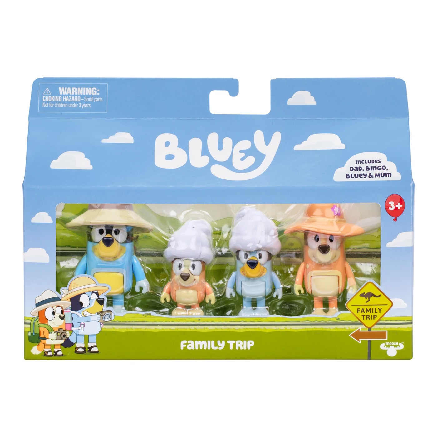 Bluey Figure 4 Pack – Assorted* | Target Australia