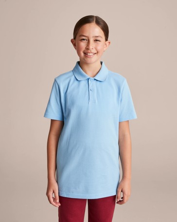 Short Sleeve School Polos