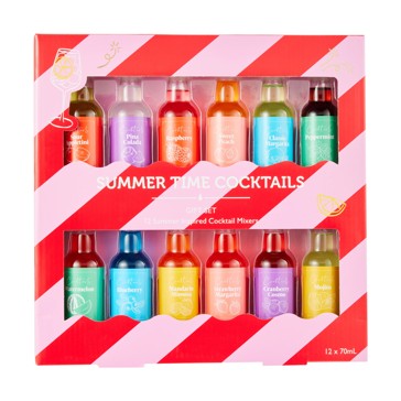 12 Piece Summer Time Cocktails Gift Set - Anko