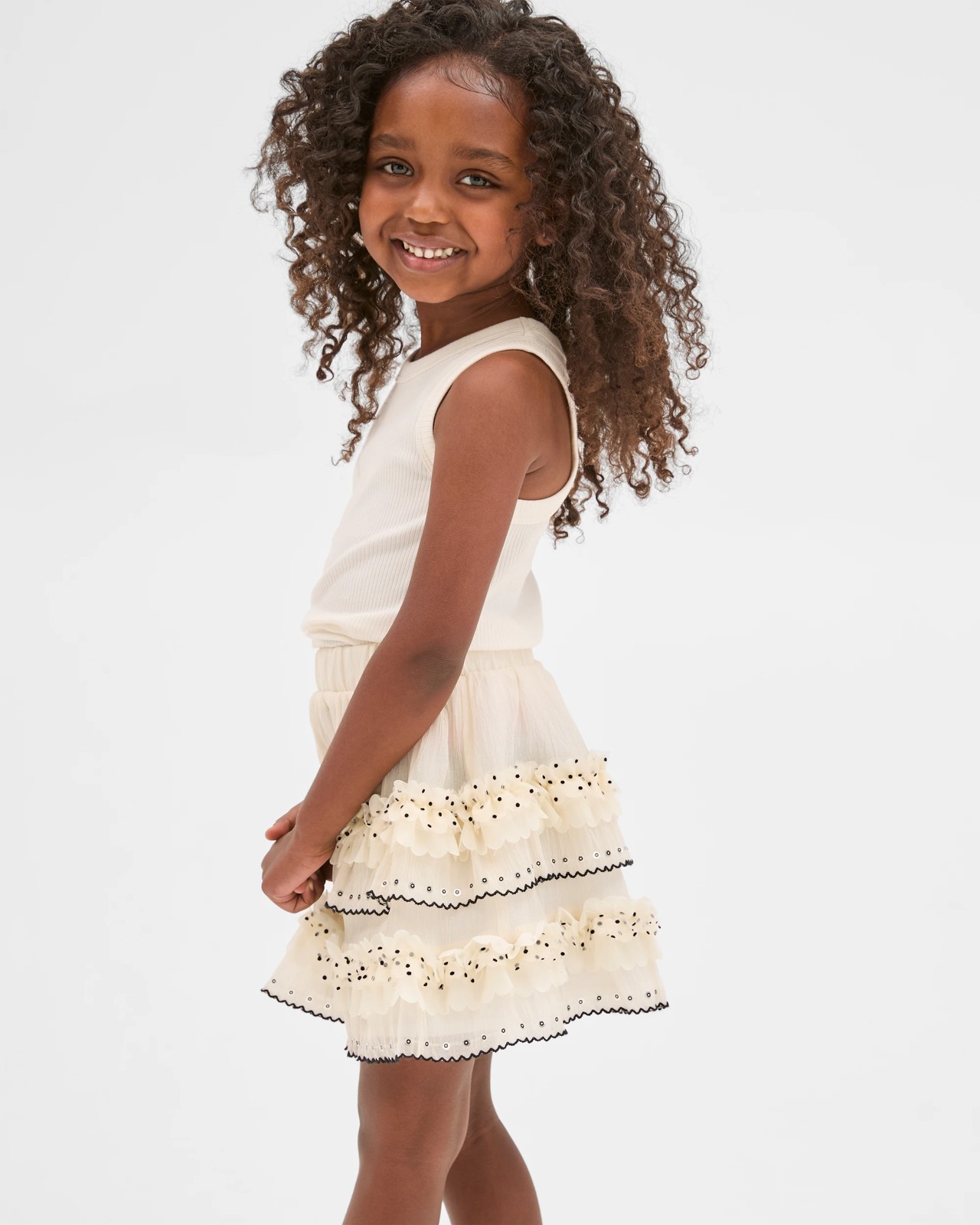 Sequin Tulle Mini Occasional Party Rara Skirt 4 of 5