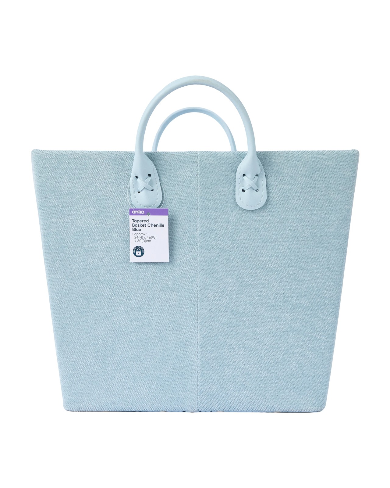 Anko Tapered Chenille Basket - Blue 5 of 5