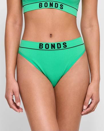 Retro Rib Hi Bikini Briefs - Bonds