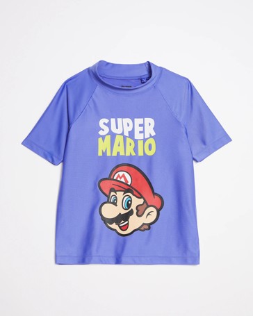 Super Mario Swim Rash Vest