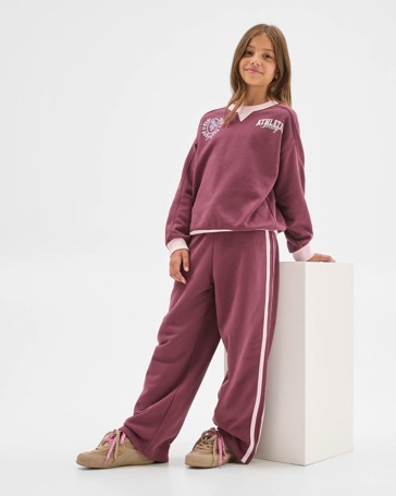 Australian Cotton Blend Side Taping Trackpants