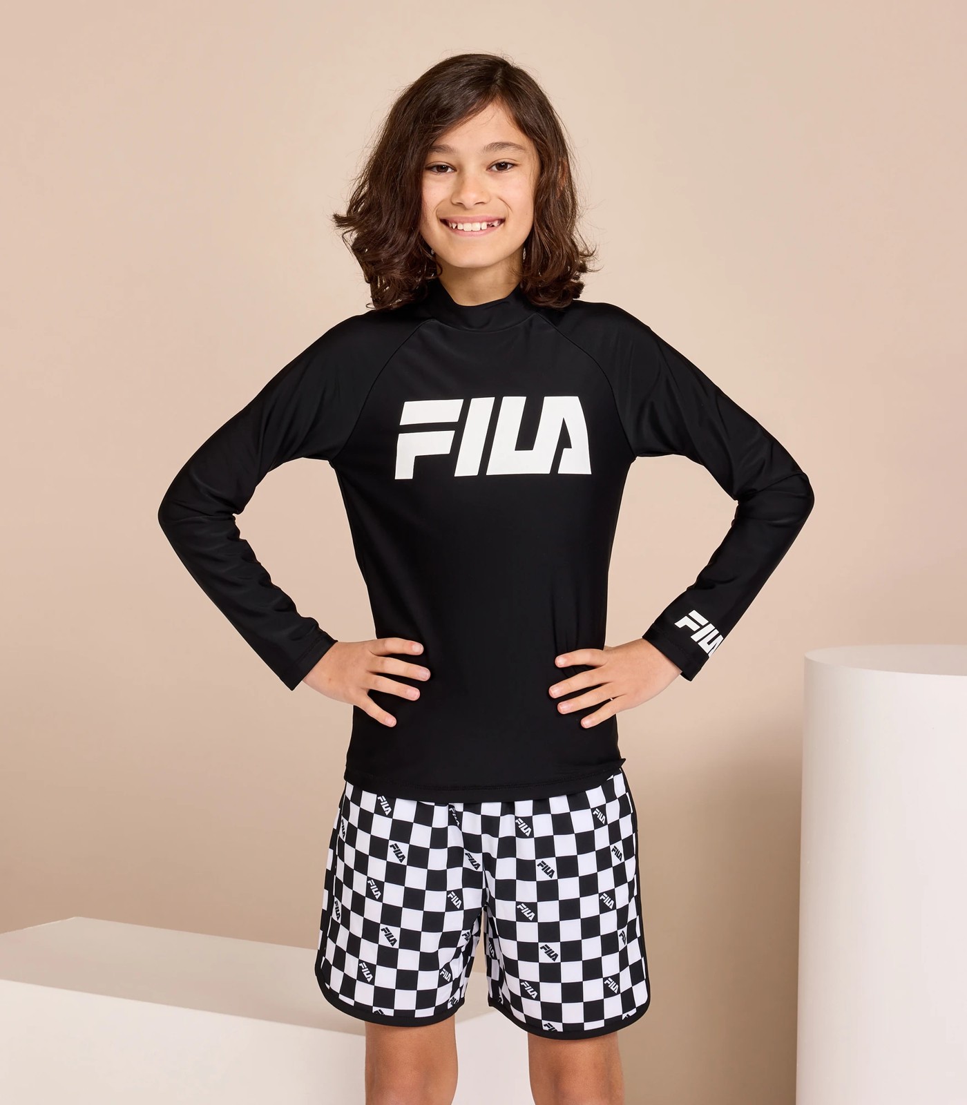 Long discount sleeve fila