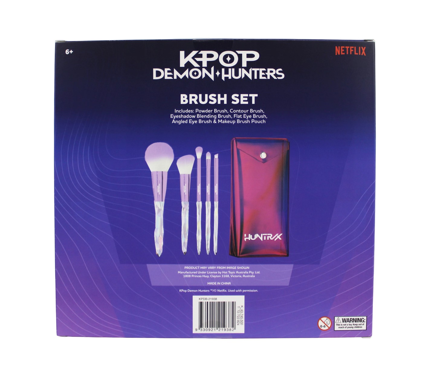 KPop Demon Hunters Makeup Brush Set 4 of 4