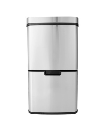 Anko 47L Dual Stacked Bin - Silver