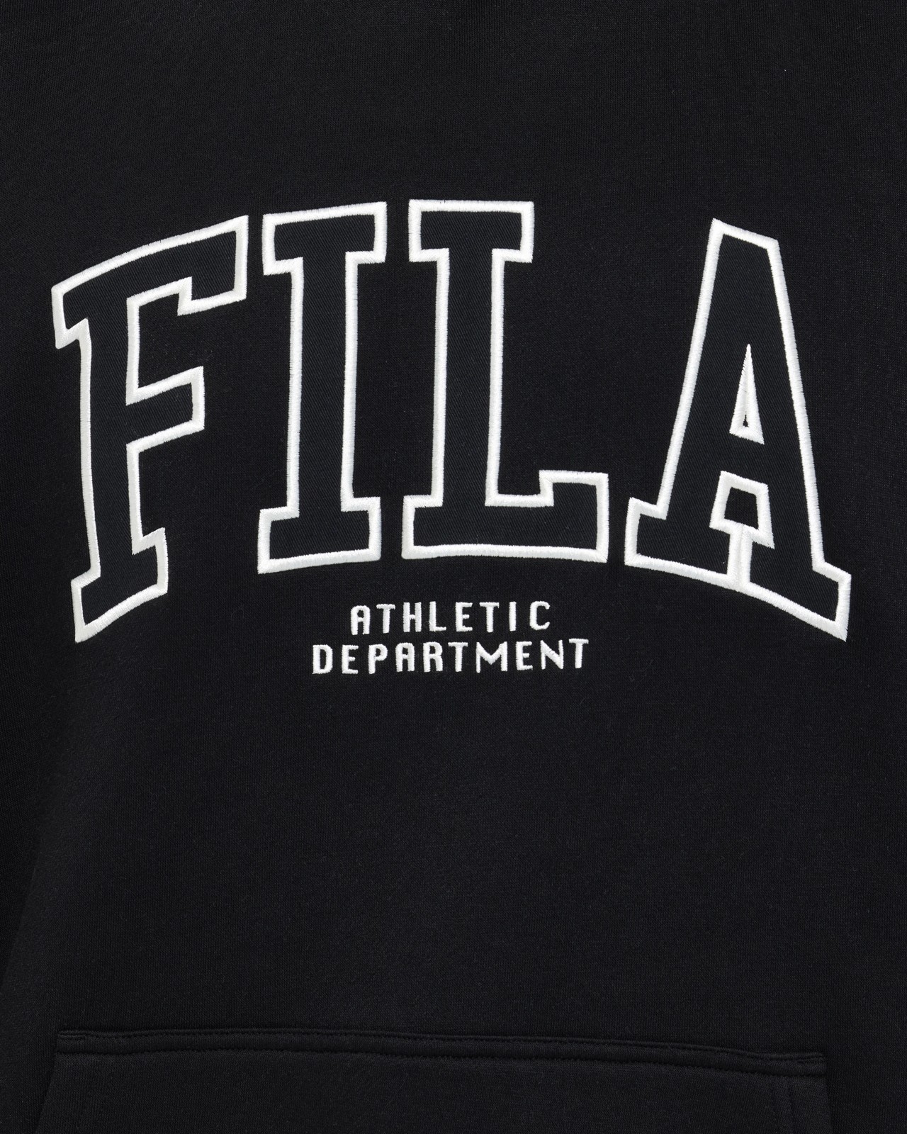 Fila Plus Fleece Hoodie - Black 5 of 5