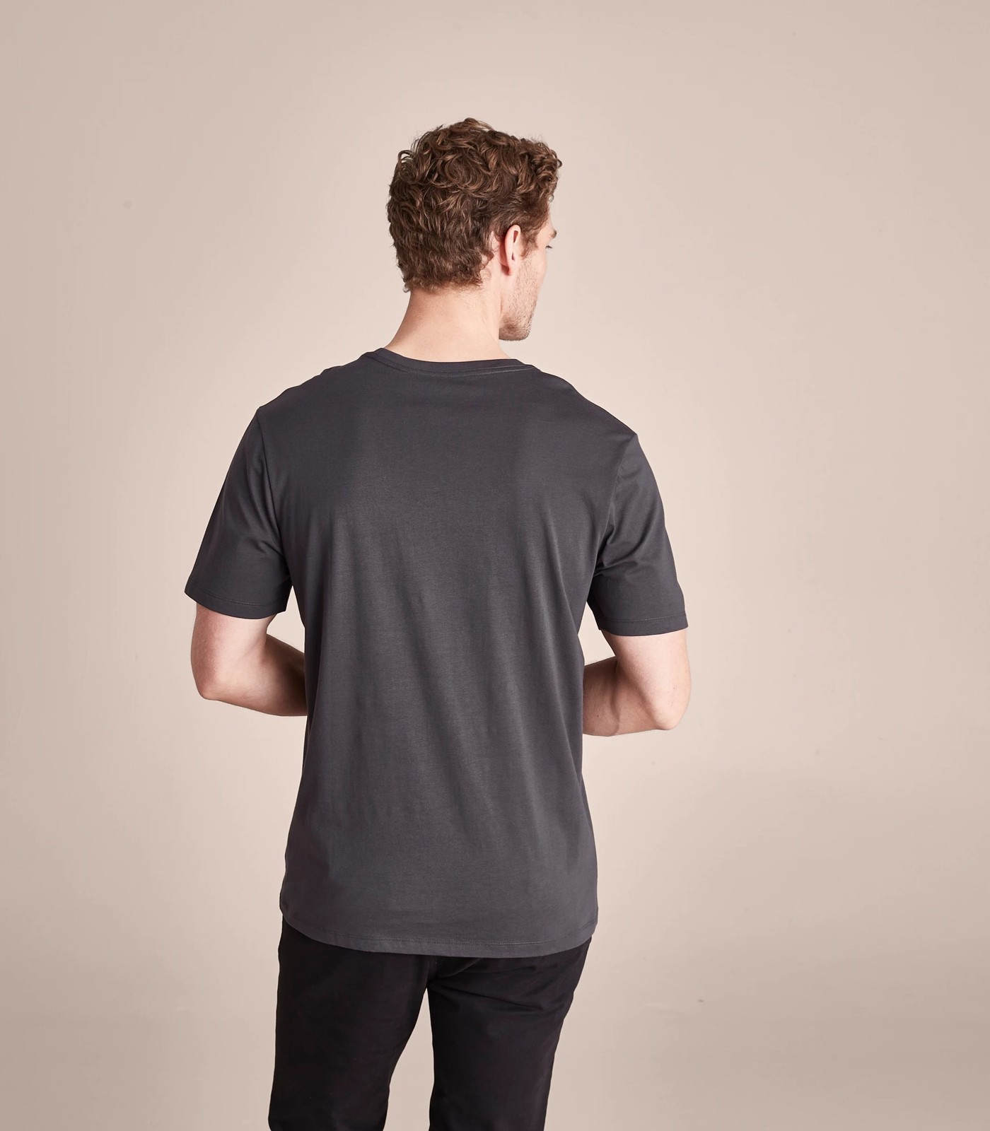 Supima Cotton T-Shirt - Charcoal Marl