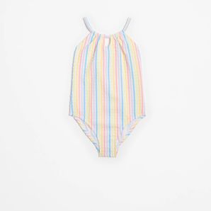 Textured Stripe Swimsuit