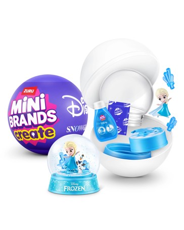 ZURU Mini Brands Create Disney Snow Globe Series 1 Capsule - Assorted
