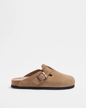 Leather Moulded Cork Mule - Laylah