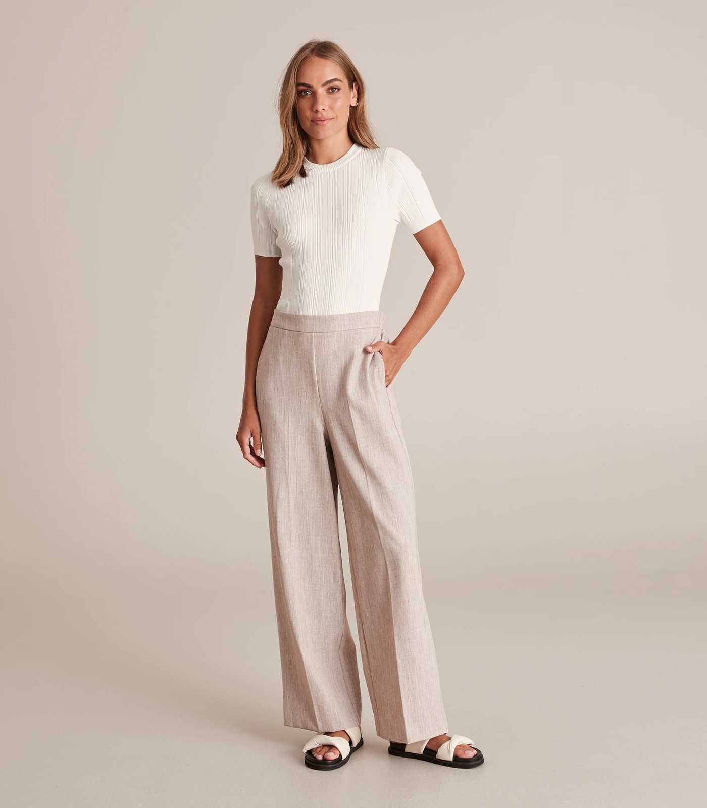 Preview Variegated Crew Neck T-Shirt 2 of 6