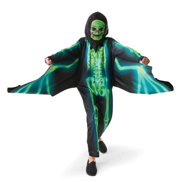 Winged Skeleton Costume - Ages 6-8