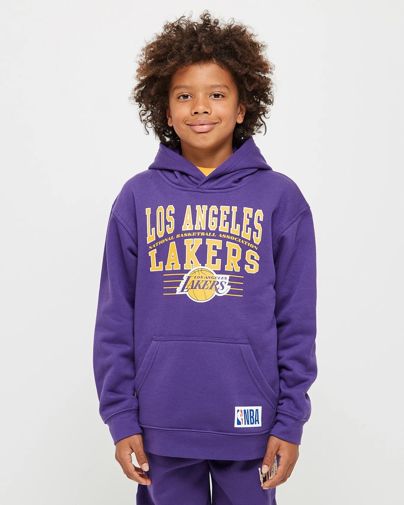 Nba Los Angeles Lakers Youth Poly Hooded Sweatshirt : Target