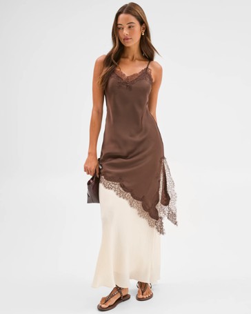 Lily Loves Bias Cut Maxi Skirt