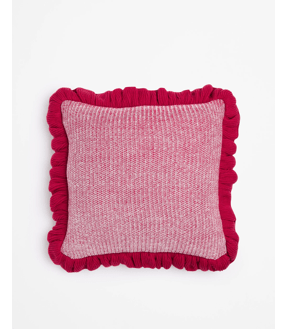 Kaya Knit Ruffle Cushion