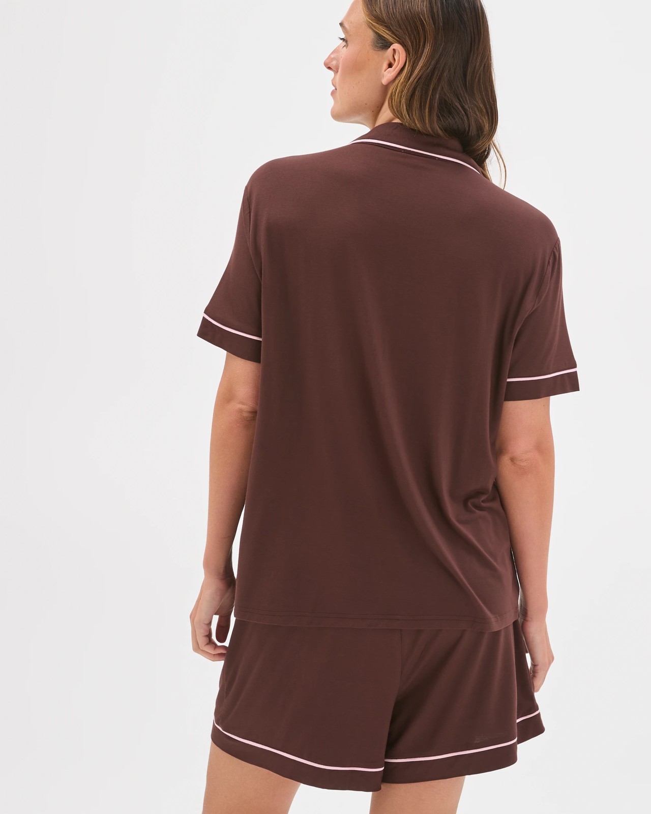 Soft Comfort Bamboo Pyjama Set - Chocolate 6 of 6
