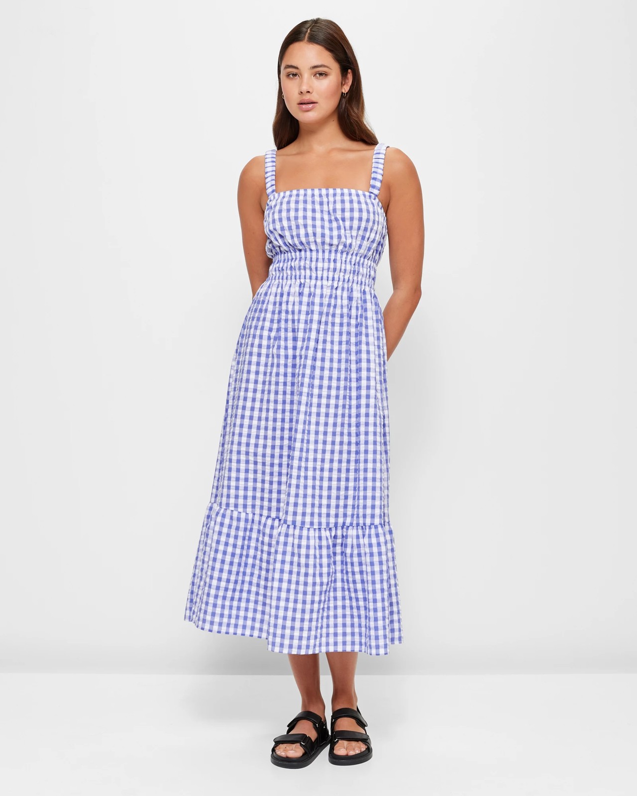 Target gingham outlet dress