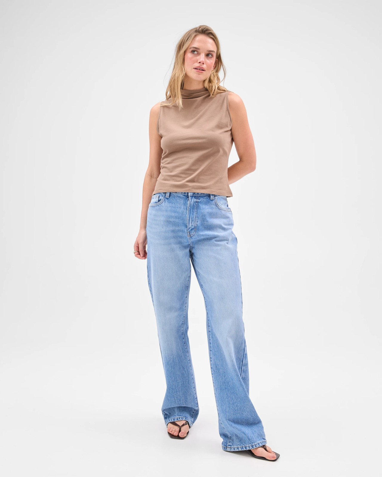 Lily Loves Australian Cotton Blend Straight Leg Denim Jeans 2 of 6