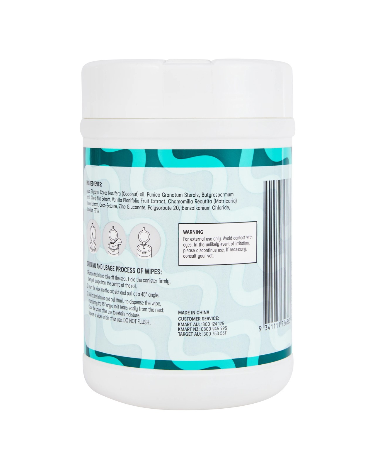 Anko 100 Pack Coconut Pet Wipes (Hydrating) 3 of 3