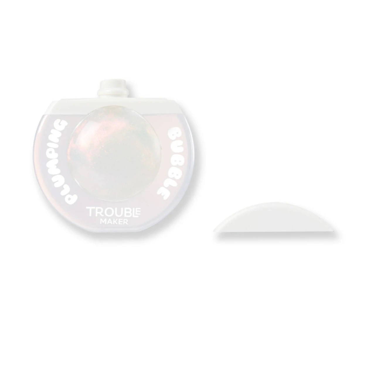 Trouble Maker Bubble Trouble Plumping Shimmer Lip Gloss - Lily Clear 2 of 2