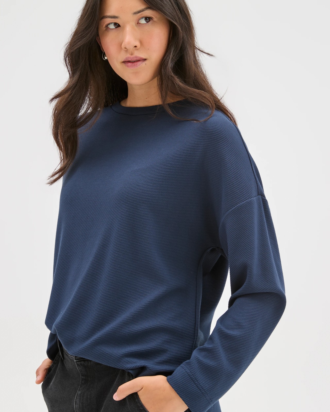 Long Sleeve Ottoman T-Shirt 5 of 5