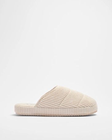 Mens Plush Lined Scuff Slipper - Dreamy