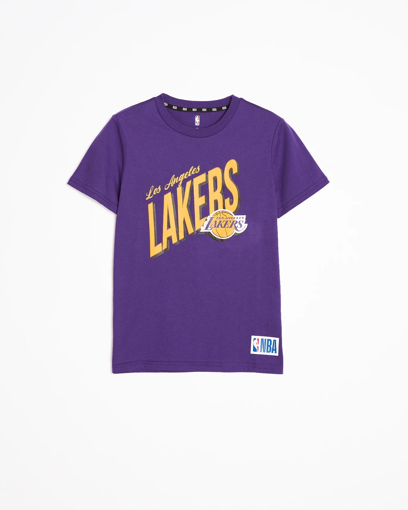 Nba Los Angeles Lakers Women's Short Sleeve Vintage Logo Tonal Crew T-shirt  : Target