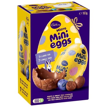 Cadbury Micro Mini Eggs Easter Gift Box 163g