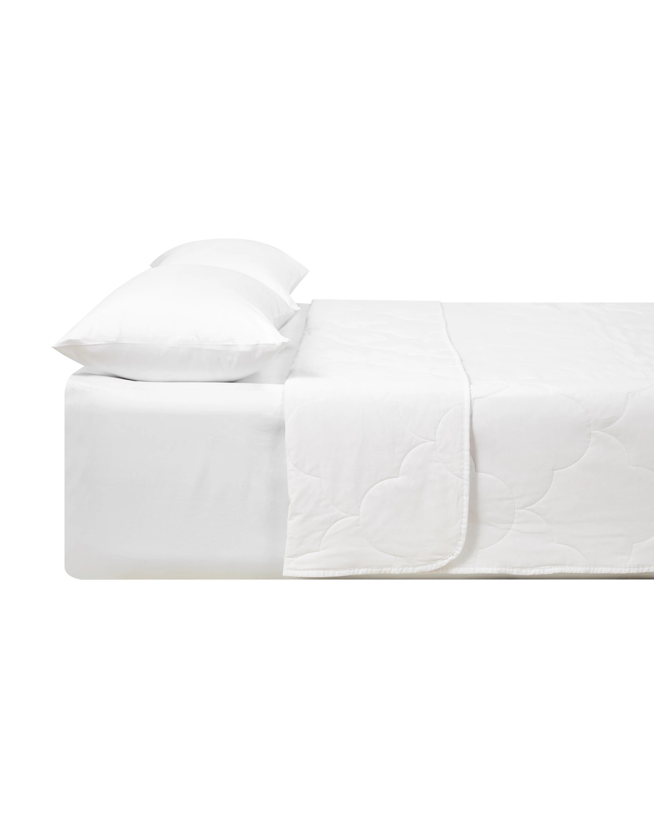 Anko Low Warmth Summer Cotton Quilt - King Bed - White 4 of 4
