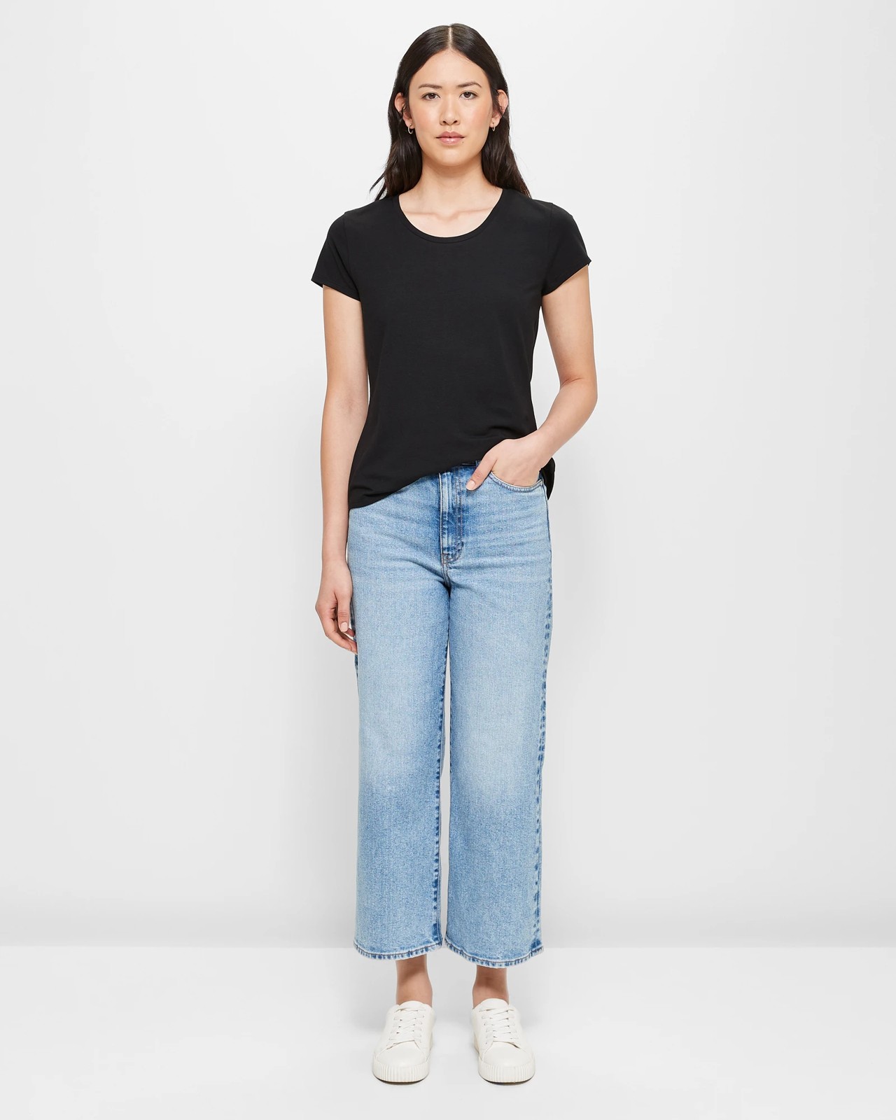 Australian Cotton Crew T-Shirt - Target Black 6 of 6