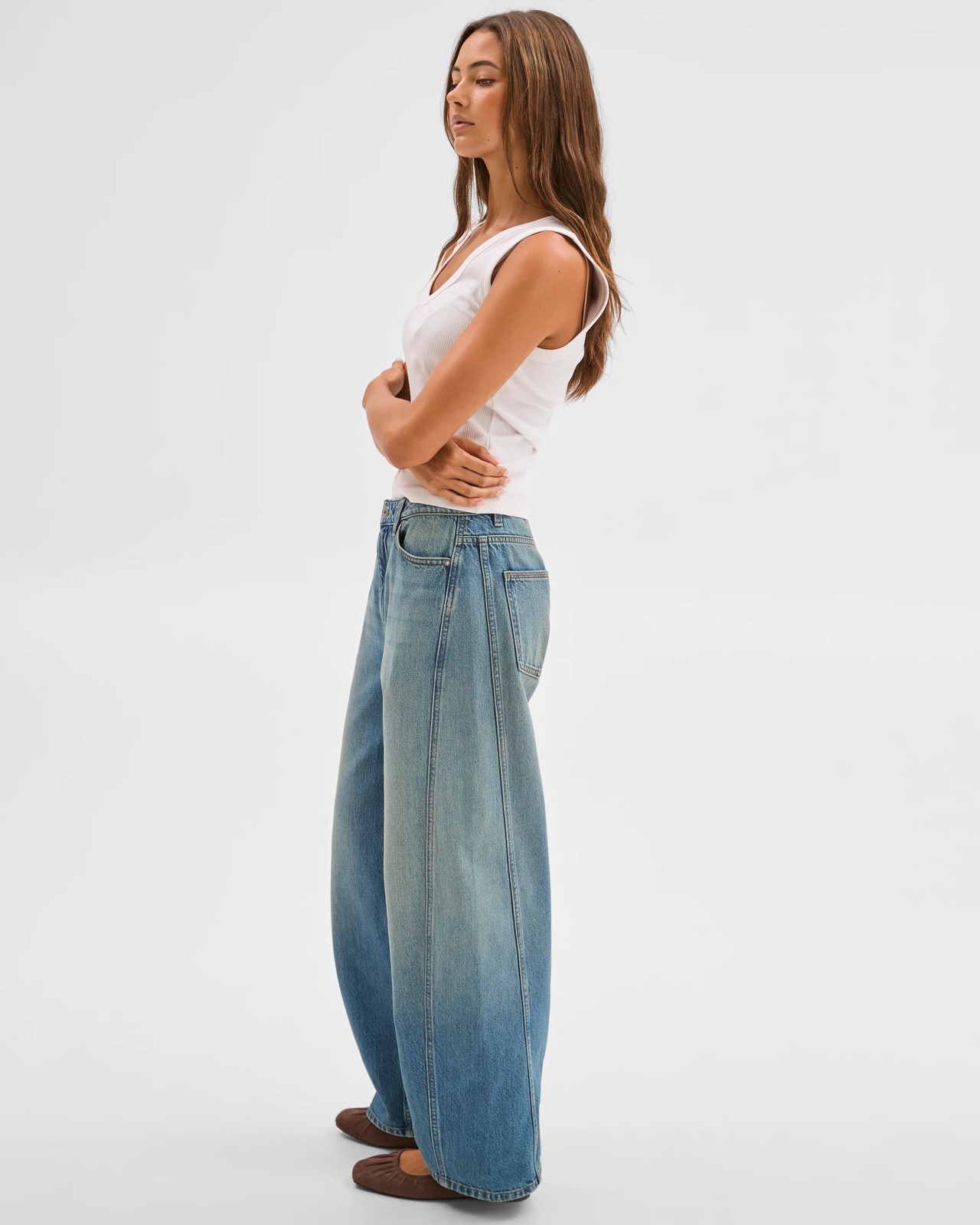 Lily Loves Barrel Leg Denim Jeans 5 of 6
