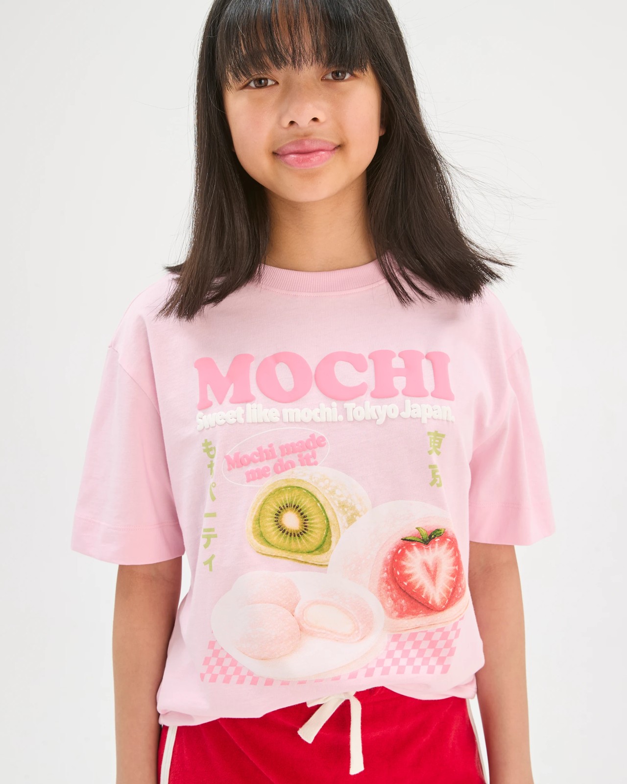 Australian Cotton Oversized T-Shirt - Pink Mochi 3 of 6