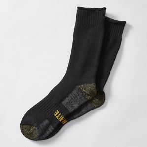 Graphite 2 Pack Cotton Blend Outdoor Socks - Black