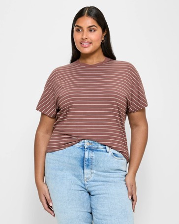 Plus Size Soft Crew T-Shirt