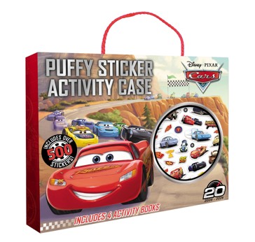 Disney Pixar Cars Puffy Sticker Activity Case - Book