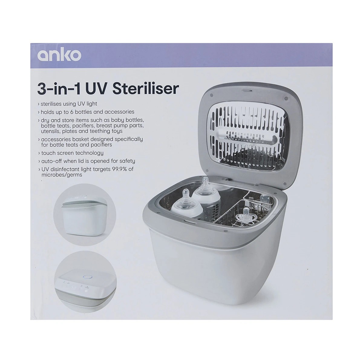 Uv sterilizer breast pump sales parts