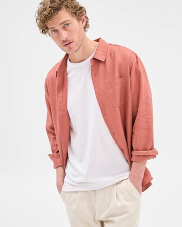 European Linen Long Sleeve Shirt