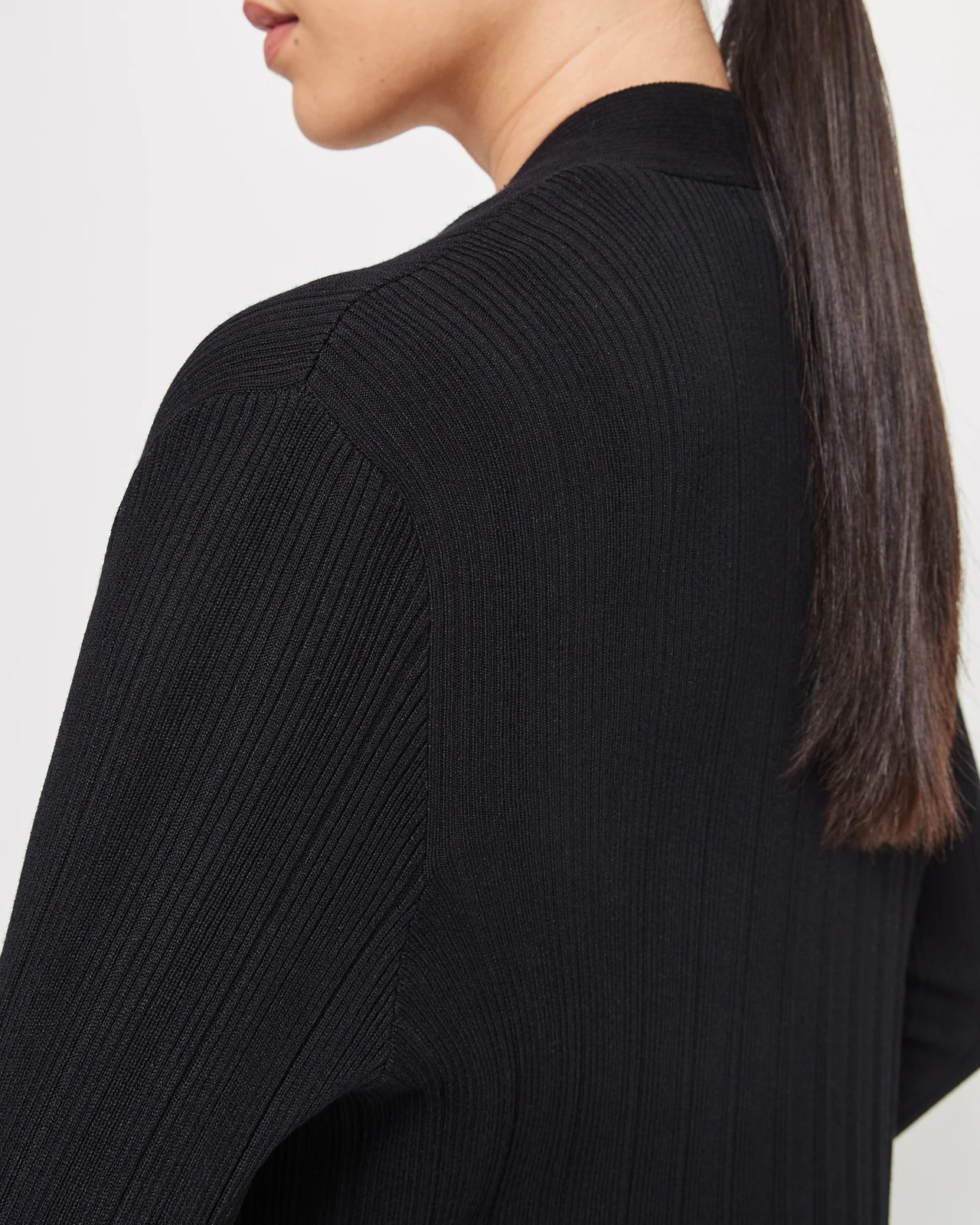 Variegated Edge To Edge Cardigan - Preview - Black | Target Australia