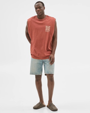 Australian Cotton Graphic Tank Top - Commons