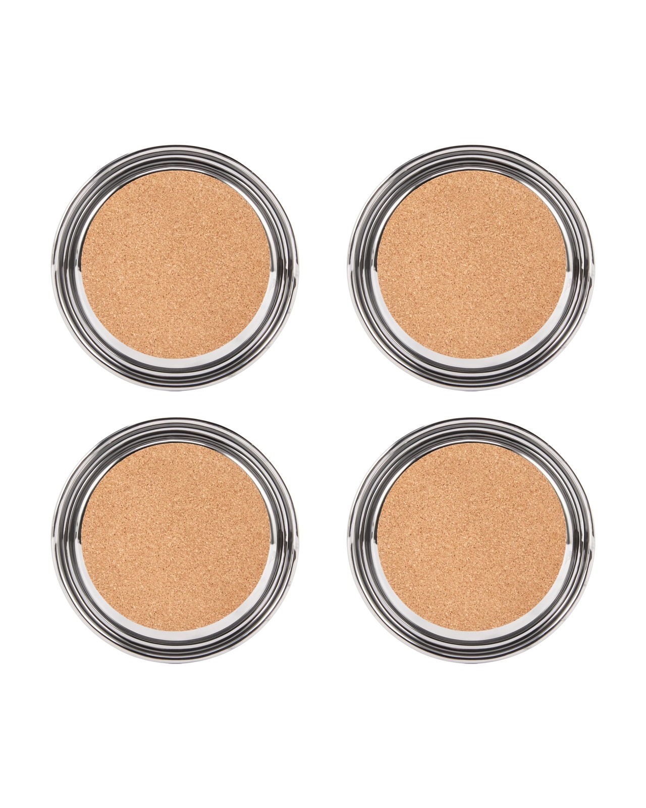 Anko 4 Silver Look Bubble Coasters 4 of 4