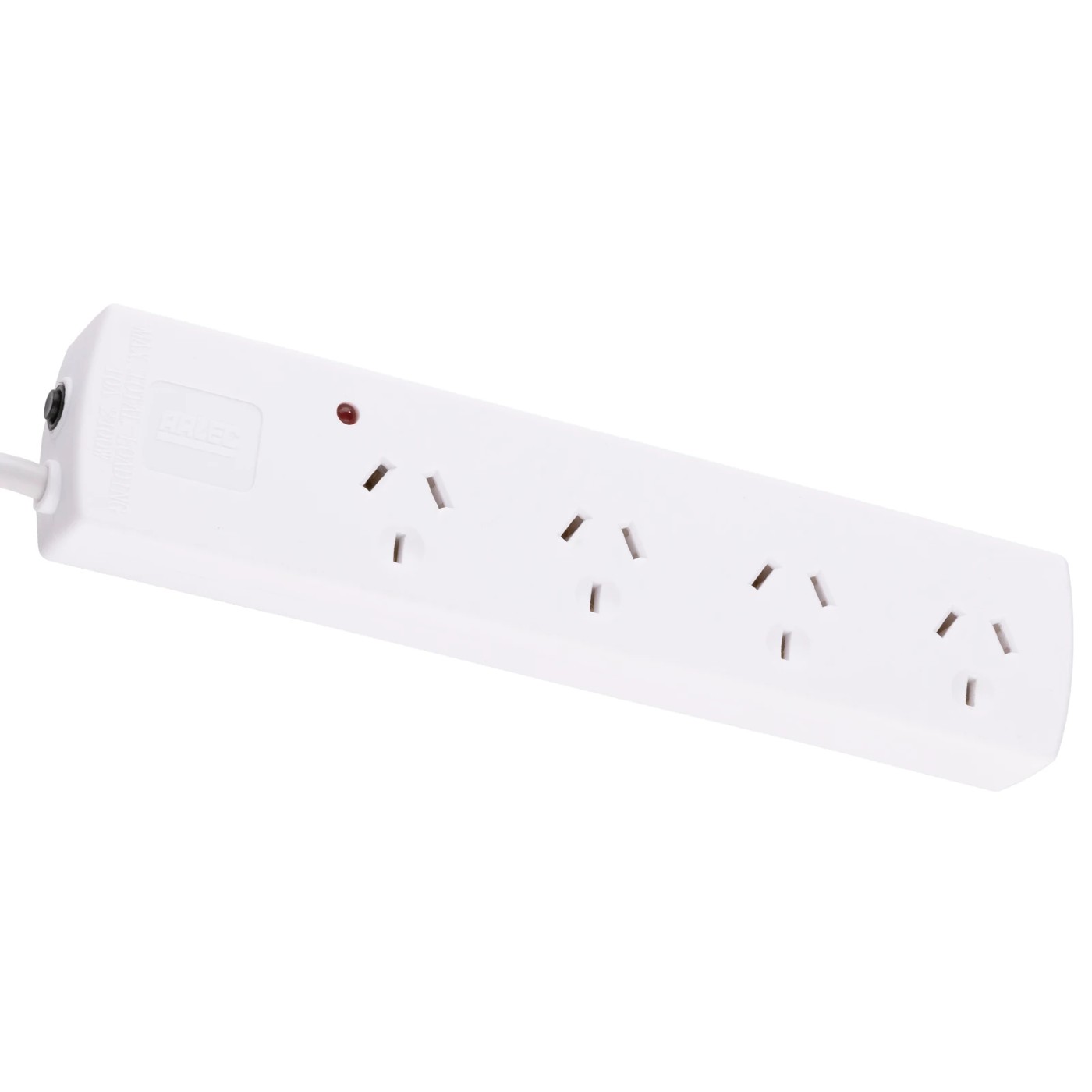 4 Outlet Surge Protected Powerboard - Arlec 2 of 3