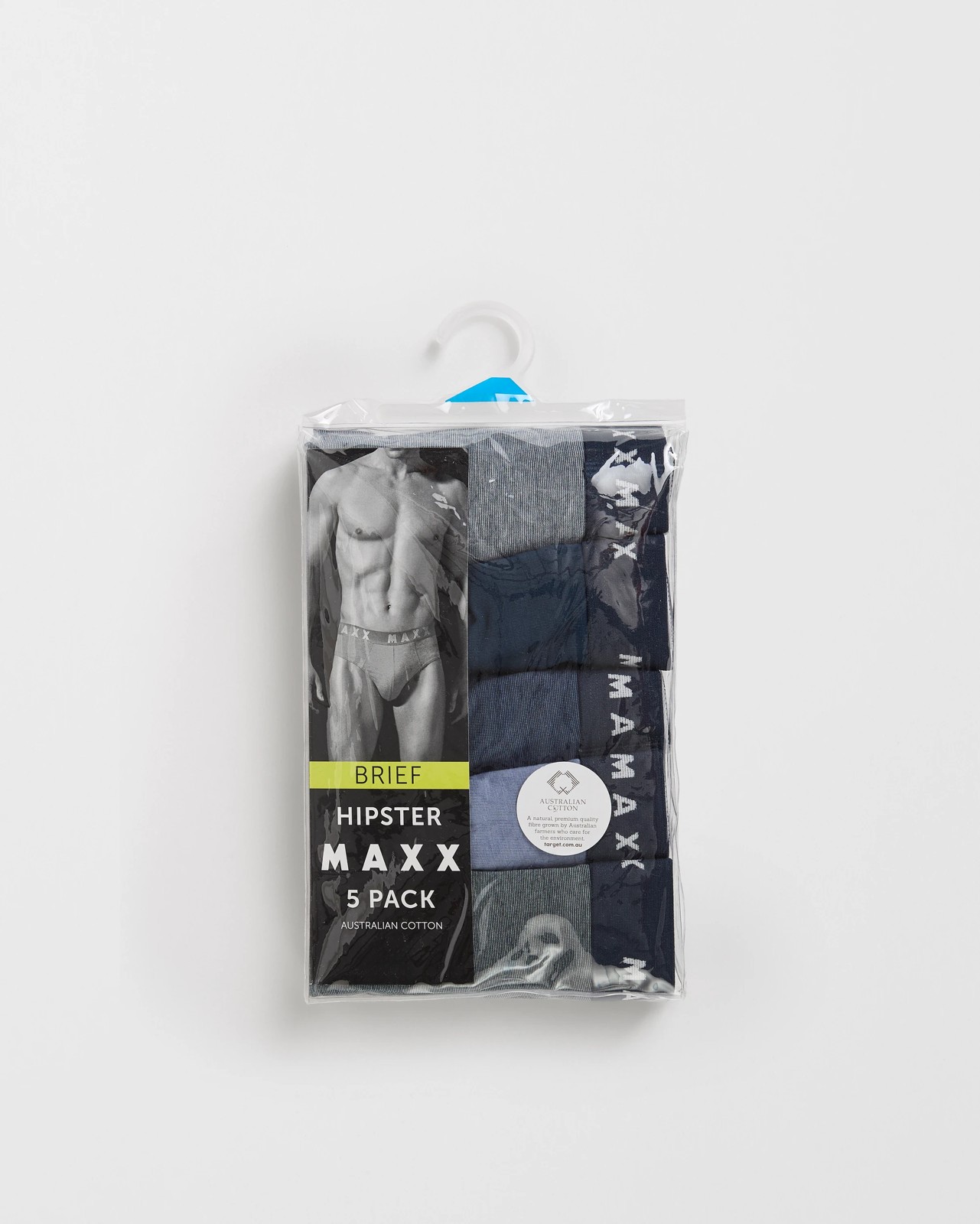Maxx Australian Cotton 5 Pack Hipster Briefs 5 of 5
