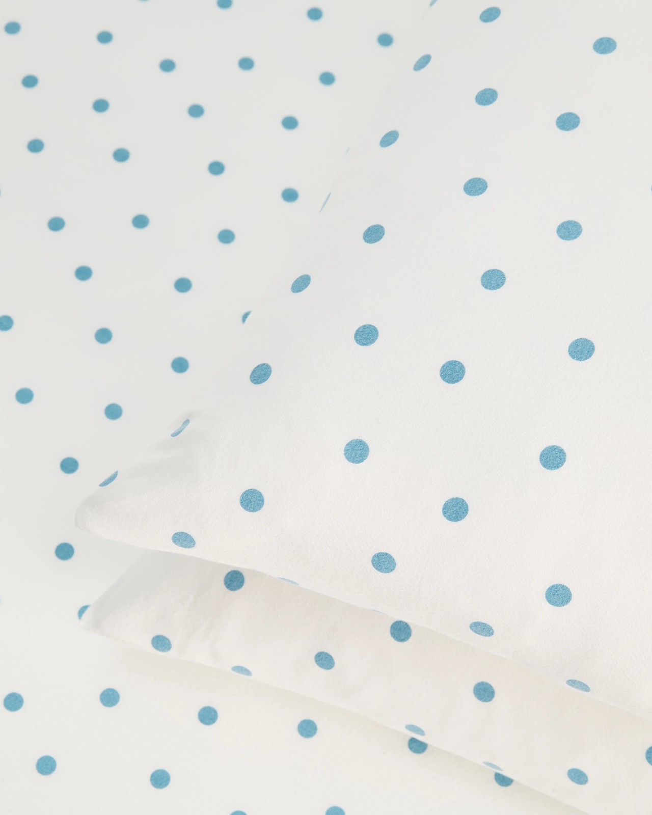 Arlo Polka Dot Stonewash 2 Pack Cotton Standard Pillowcase - Adriatic Blue 2 of 3
