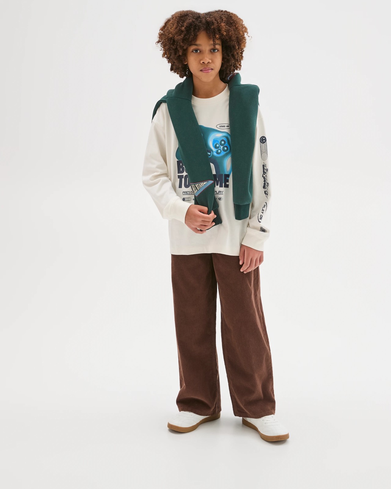 Cord Wide Fit Jeans 2 of 6